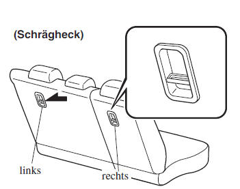 Mazda3. Verankerungshalterung