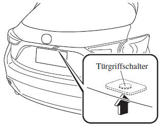 Mazda3. Heckklappe (Schrägheck nur Verriegelung)