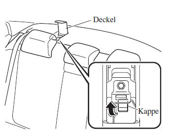 Mazda3. Falls sich die Heckklappe bzw. der Kofferraumdeckel nicht öffnen lässt