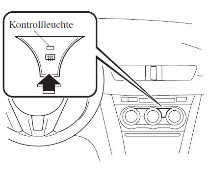Mazda3. Manuelle Klimaanlage