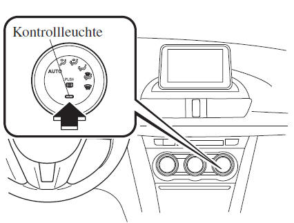 Mazda3. Automatische Klimaanlage