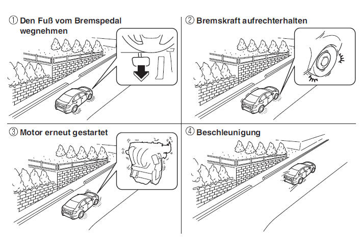 Mazda3. Rollschutzfunktion (Automatikgetriebe)