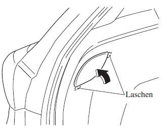 Mazda3. Brems-/Schlussleuchten (Glühlampen)