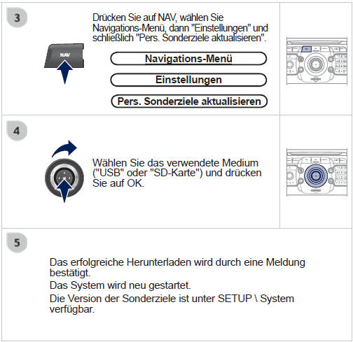 Ansage der anweisungen einstellen