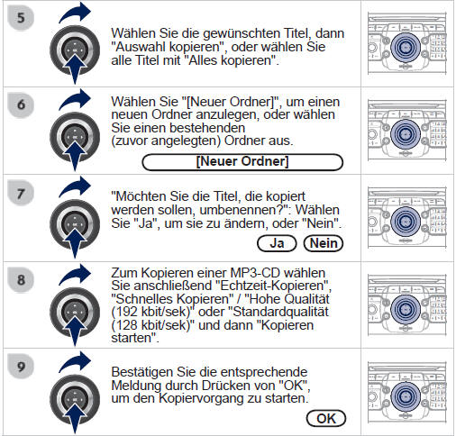 Jukebox album umbenennen oder löschen