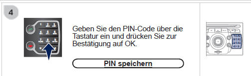 Markieren Sie bei der Eingabe Ihres PIN-Codes das Feld "PIN speichern", um bei