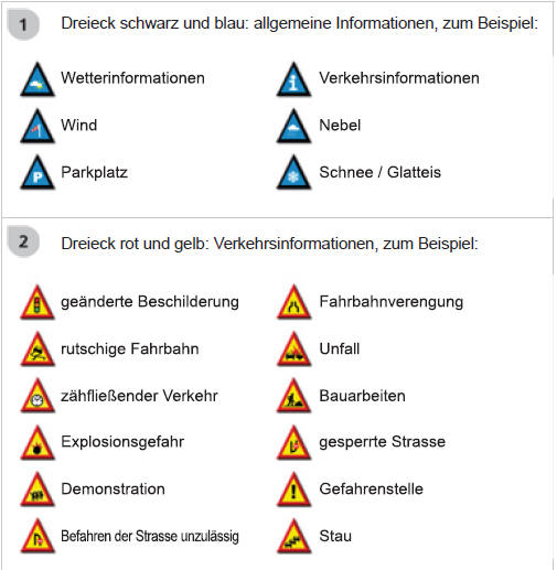 Verkehrsmeldungen abhören