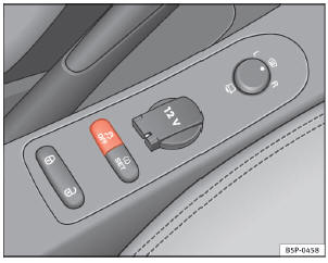 Abb. 116 Ansicht der Mittelkonsole: ESP-Taste