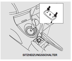 Beide Vordersitze sind mit Sitzheizungen