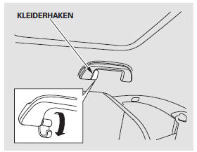 Zum Gebrauch eines Kleiderhakens den