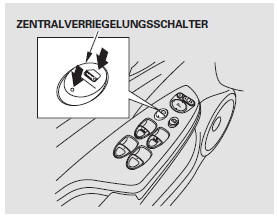 Zum Verriegeln der Türen und der