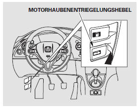 1. Das Fahrzeug abstellen und die