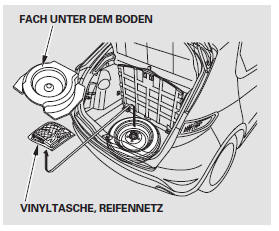 8. Das Fach unter dem Boden ausbauen,