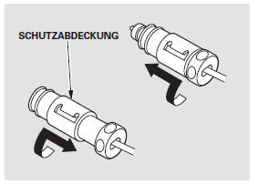 Zum Anschließen des Netzsteckers die