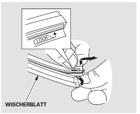 4. Das Wischerblatt aus der Baugruppe