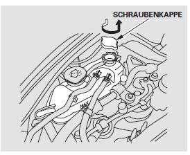 1. Darauf achten, dass der Motor und der