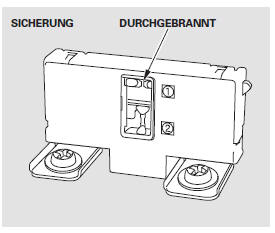 1. Die Zündung auf SPERRE (0) stellen.