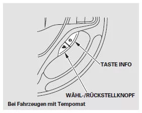 Im normalen Anzeigemodus wird im oberen