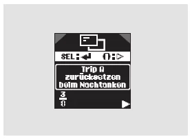 Damit sich Tageskilometerzähler A und der