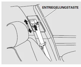 Die Vordersitze verfügen über einstellbare