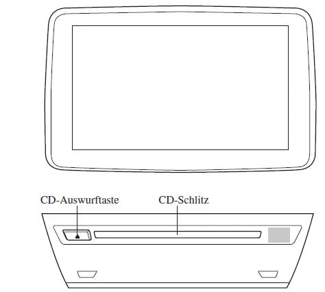 Mazda3. Bedienung des CD-Spielers