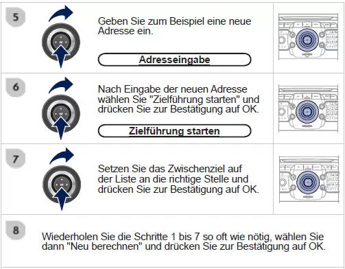 Um die Zwischenziele zu ändern, wiederholen Sie die Schritte 1 bis 3 und wählen