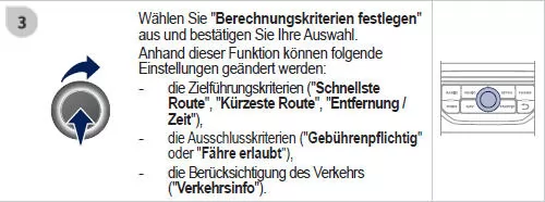 Unter Sonderziele (POI) werden alle Dienstleistungsbetriebe in der Umgebung angegeben