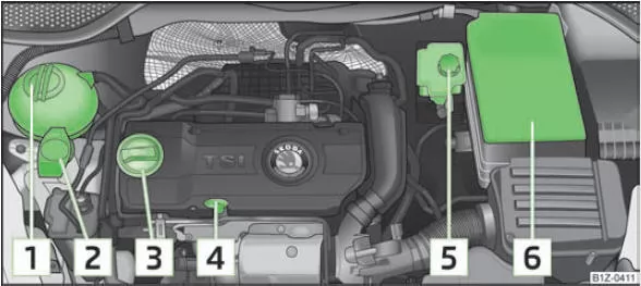 Abb. 136 1,8 l/118 kW TSI Benzinmotor