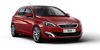 Peugeot 308: Schlüssel mit Fernbedienung - Öffnen/ schliessen - Peugeot 308 Betriebsanleitung